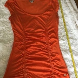 Flattering, fitted tee shirt.